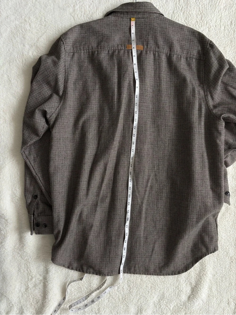 Crooks & Castles Wool Blend Overshirt Shirt Jacket Houndstooth 2XL
